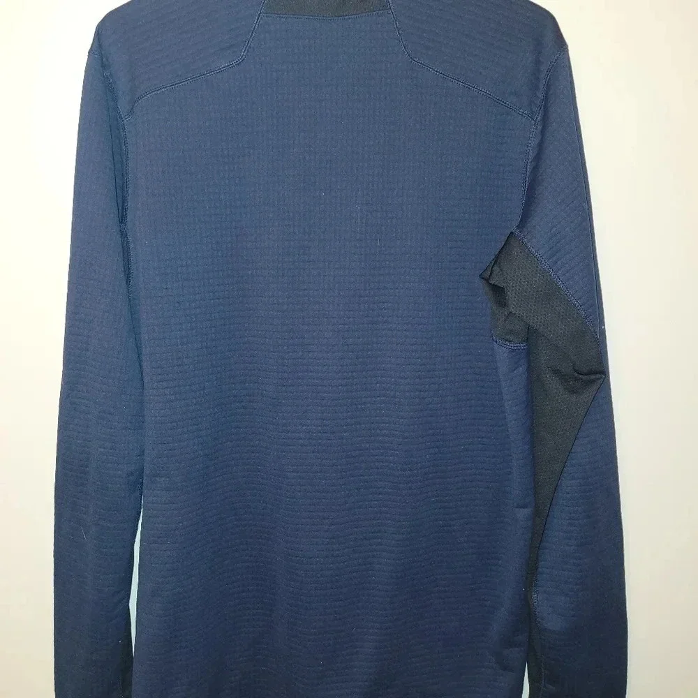 Nike Dri-Fit Long Sleeve Pull-Over Shirt. East Grand Rapids Lacrosse Embroidery